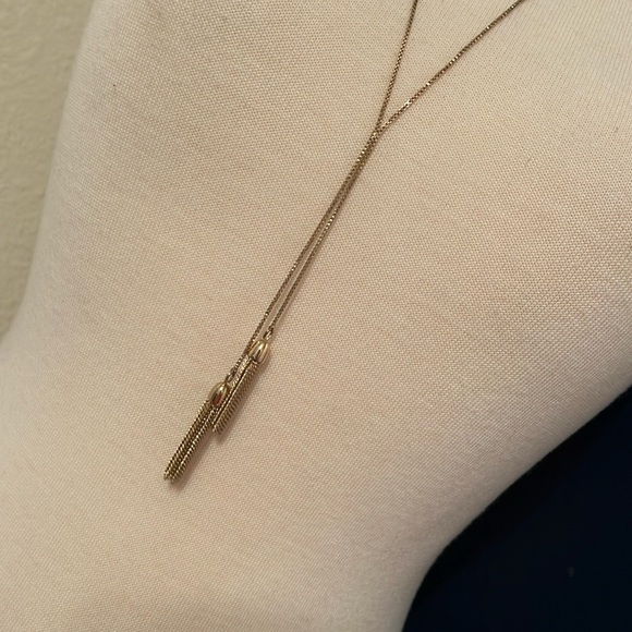 J. Crew Jewelry - EUC J. Crew Y Necklace with Tassels
